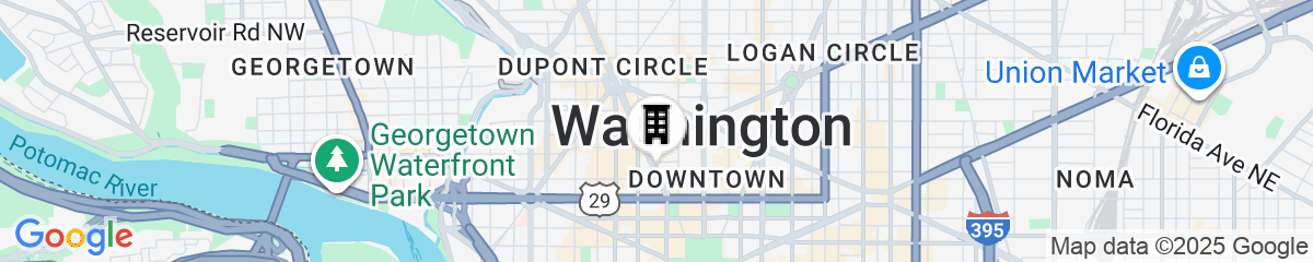 Map for The Mayflower Hotel, Autograph Collection