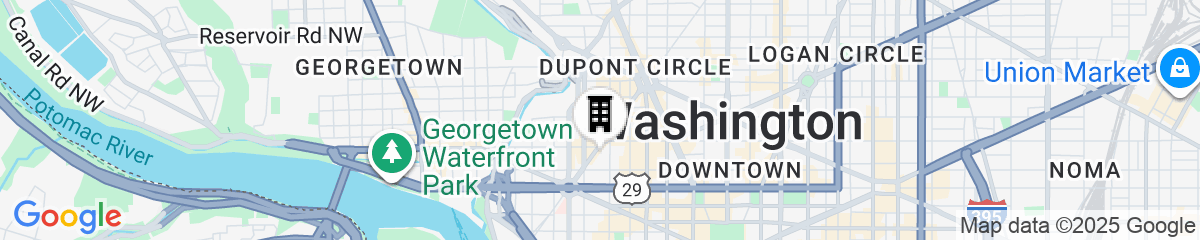 Map for Yours Truly DC, Vignette Collection by IHG