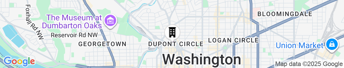 Map for The Ven at Embassy Row, Washington, D.C., a Tribute Portfolio Hotel