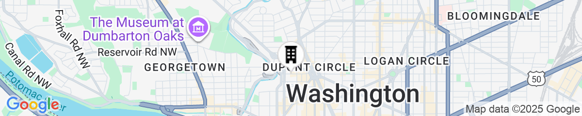 Map for Residence Inn by Marriott Washington, DC/Dupont Circle