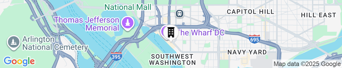 Map for Canopy by Hilton Washington DC The Wharf