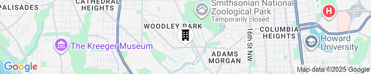 Map for Omni Shoreham Hotel