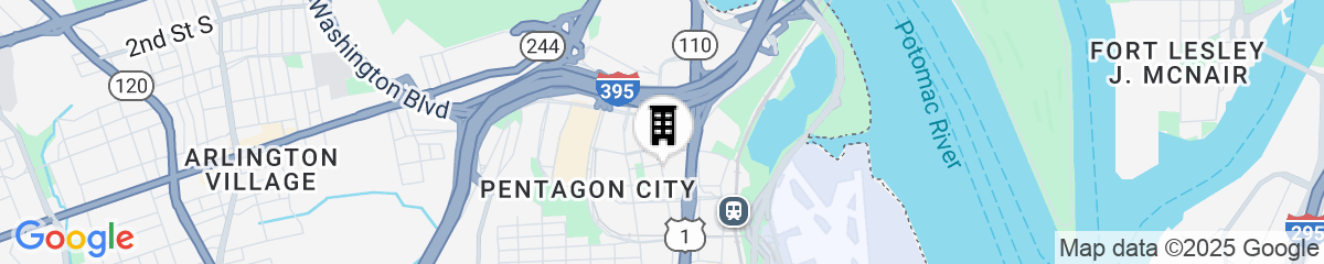 Map for Embassy Suites by Hilton Crystal City National Airport