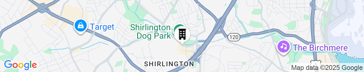 Map for Hilton Garden Inn Arlington-Shirlington
