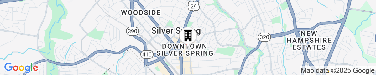 Map for Courtyard Silver Spring Downtown