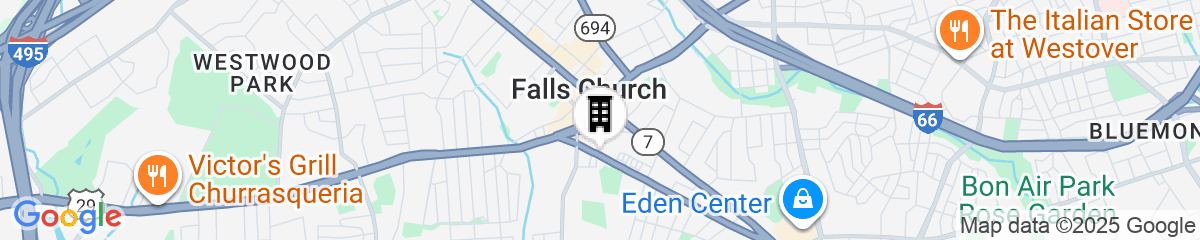 Map for Sonesta Simply Suites Falls Church