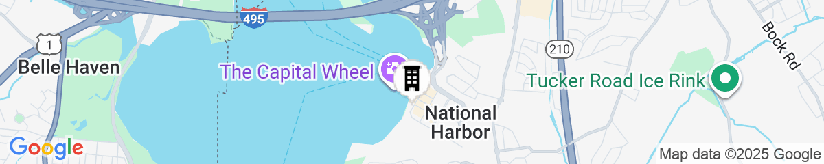 Map for The Westin Washington National Harbor