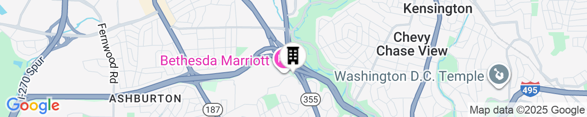 Map for Bethesda Marriott
