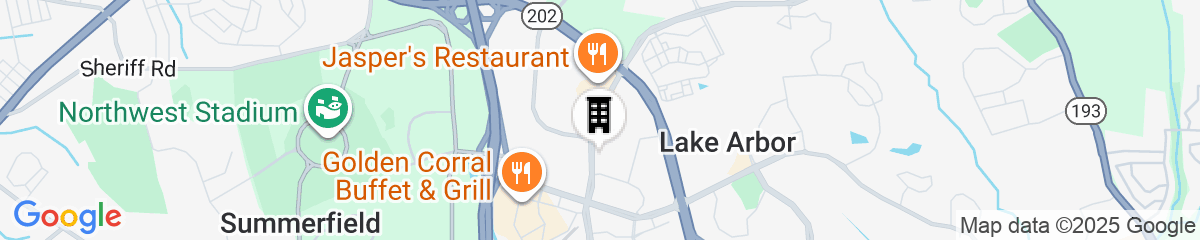 Map for Staybridge Suites Washington DC East - Largo by IHG
