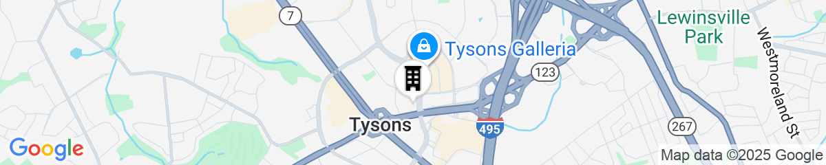 Map for Doubletree by Hilton McLean Tysons