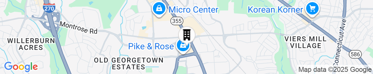 Map for Canopy by Hilton Washington DC Bethesda North