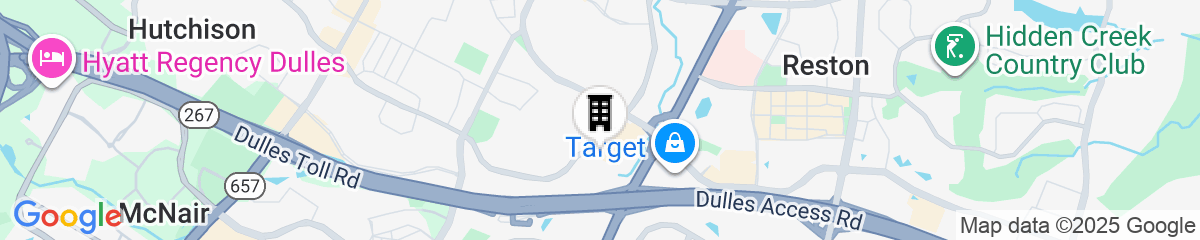 Map for Hyatt House Herndon/Reston