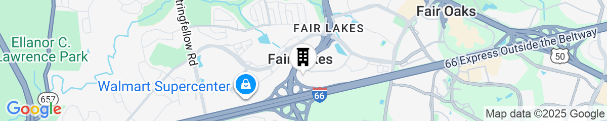 Map for Hilton Fairfax