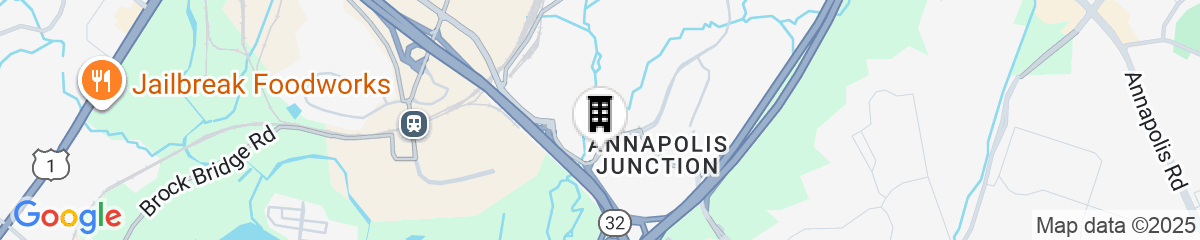 Map for Courtyard Fort Meade BWI Business District