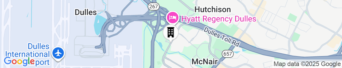 Map for The Westin Washington Dulles Airport