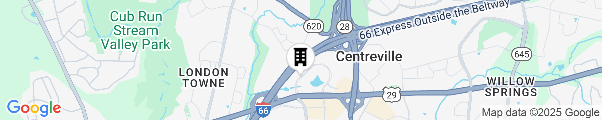 Map for SpringHill by Marriott Centreville/Chantilly