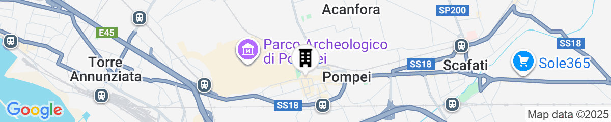 Map for Habita79 Hotel Pompeii - MGallery Collection