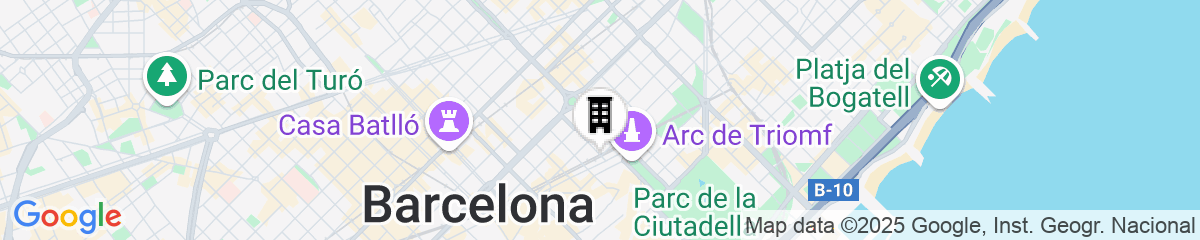 Map for NH Collection Barcelona Pódium