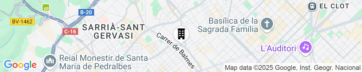 Map for HG City Suites Barcelona