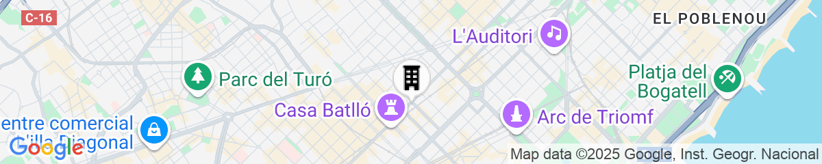 Map for Eurostars Barcelona Central