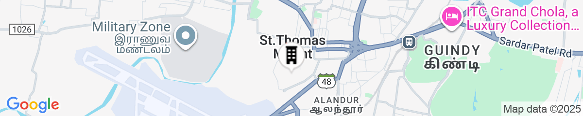 Map for Hotel St Thomas International Centre