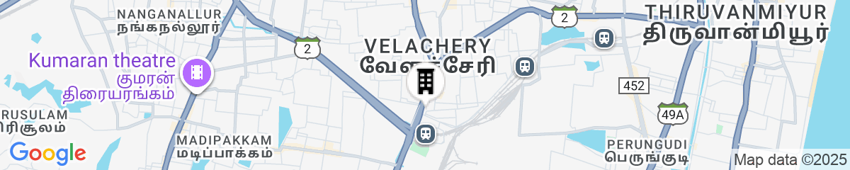 Map for Four Points by Sheraton Chennai, Velachery