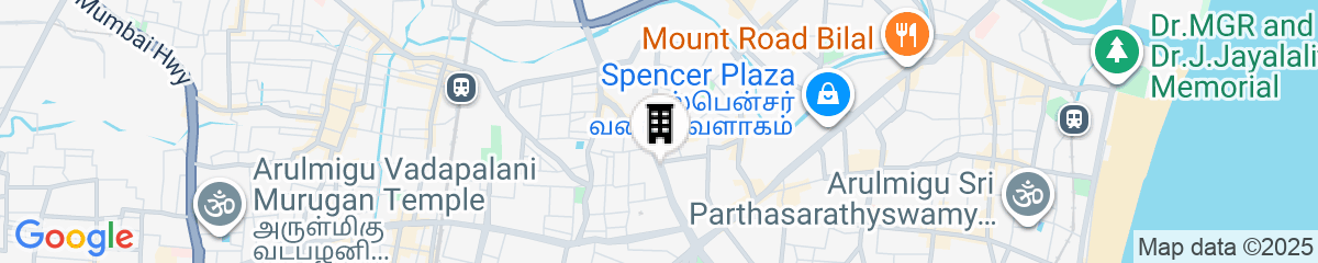 Map for Taj Coromandel