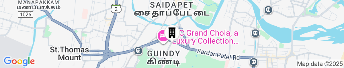 Map for Park Hyatt Chennai