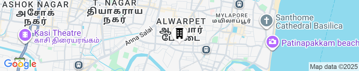 Map for The Raintree, St. Mary's Road