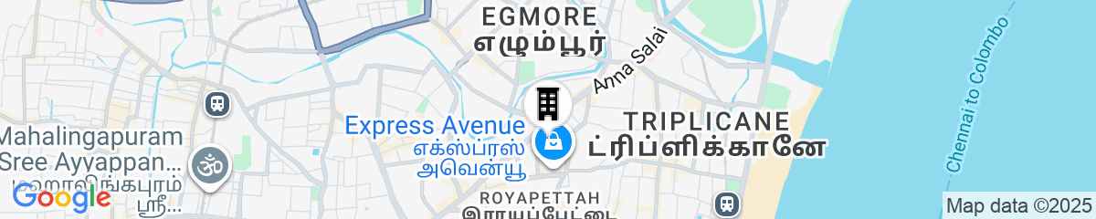 Map for Taj Club House
