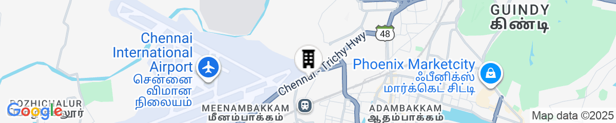 Map for Radisson Blu Hotel & Suites GRT Chennai