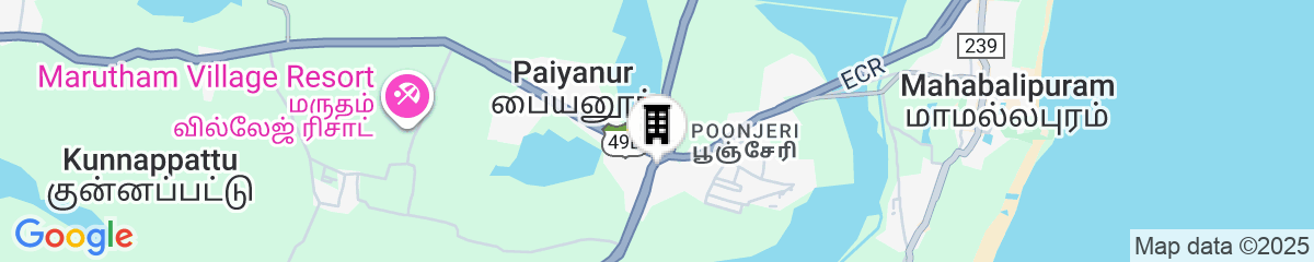 Map for Four Points by Sheraton Mahabalipuram Resort & Convention Center