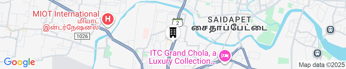 Map for Hilton Chennai