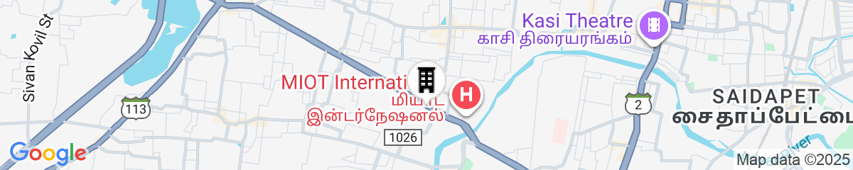 Map for Feathers - A Radha Hotel