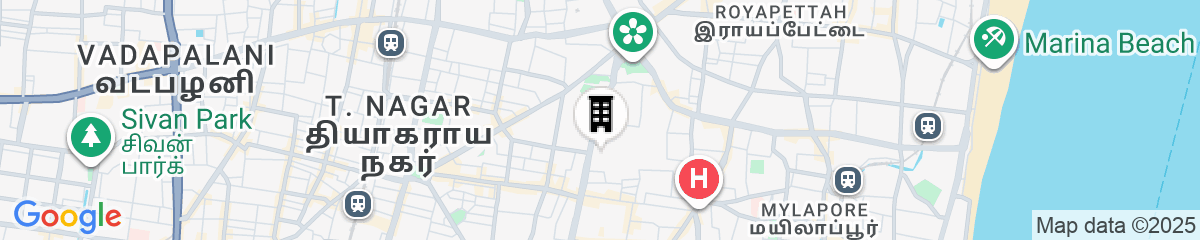 Map for Hyatt Regency Chennai