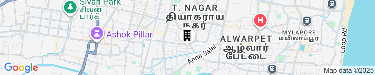 Map for Saravana's Golden Fruits Business Suites