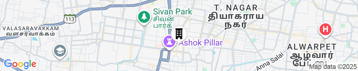 Map for Rohaan Inns - UPAR Hotels Ashok Nagar