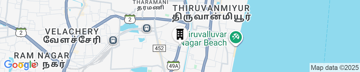 Map for Turyaa Chennai