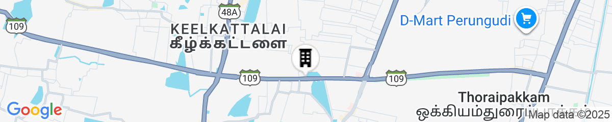 Map for Zone by the Park ORR Chennai