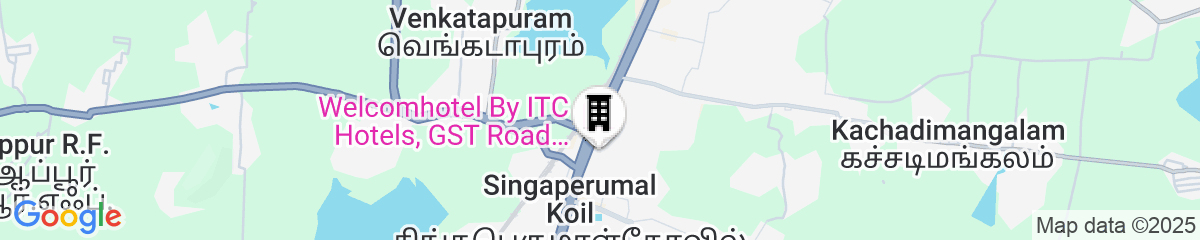 Map for Welcomhotel by ITC Hotels, GST Road, Chennai