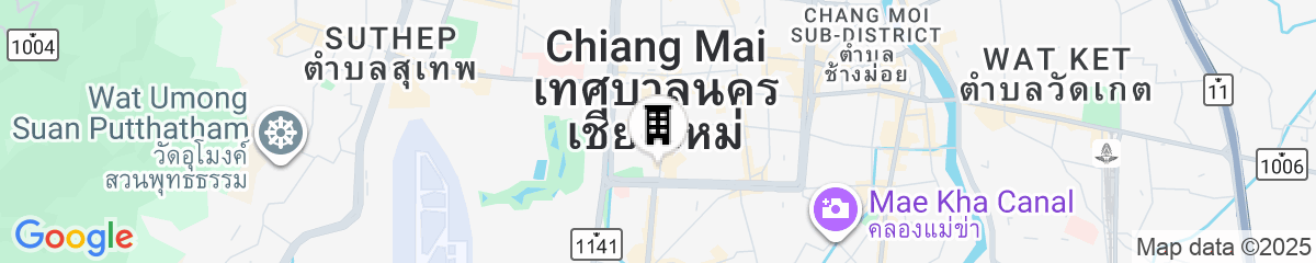 Map for The Wing Lanna Hotel