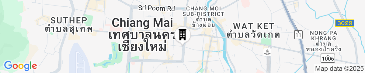 Map for The Chimes Chiangmai Old City