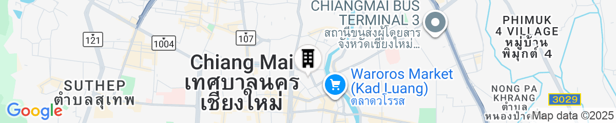 Map for The Warehouse Chiang Mai