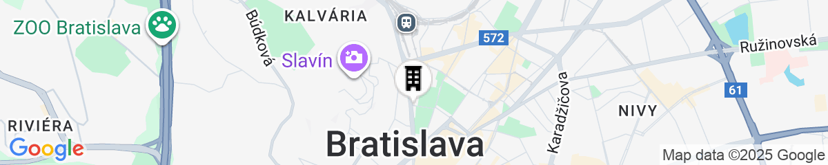 Map for LOFT Hotel Bratislava