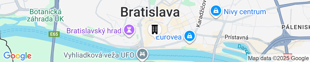 Map for Radisson Blu Carlton Hotel, Bratislava