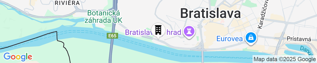Map for Grand Hotel River Park, a Luxury Collection Hotel Bratislava