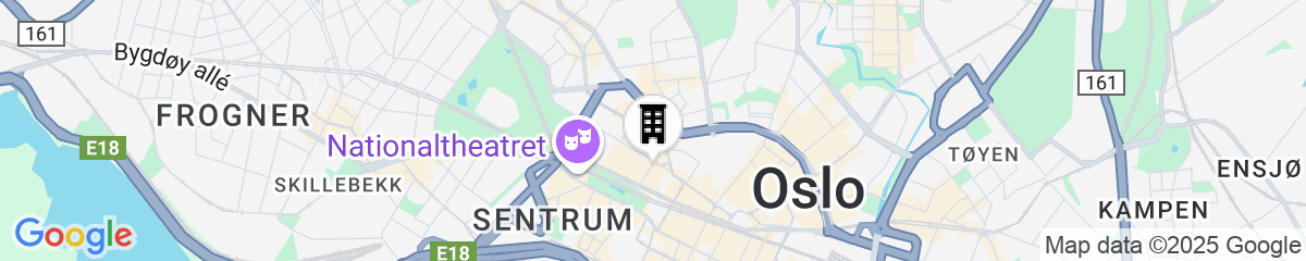 Map for Hotell Bondeheimen