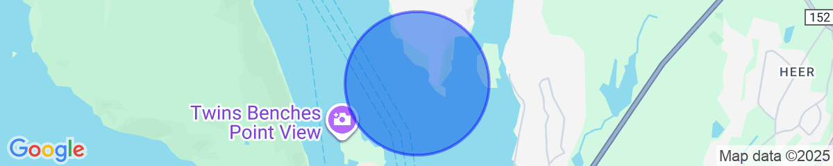 Map for Modern Sleeps 14 w/ Panoramic Fjord-view, Petsok