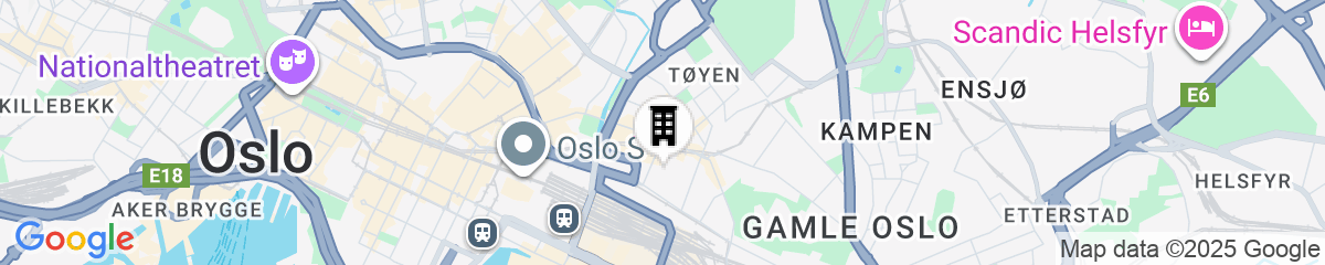 Map for Charming Oslo Apartment With Balcony & Rooftop Access