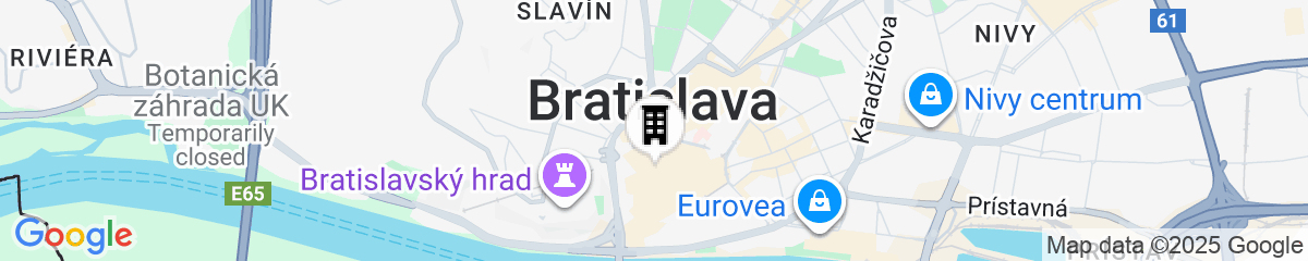 Map for Central Apartmany Biela street